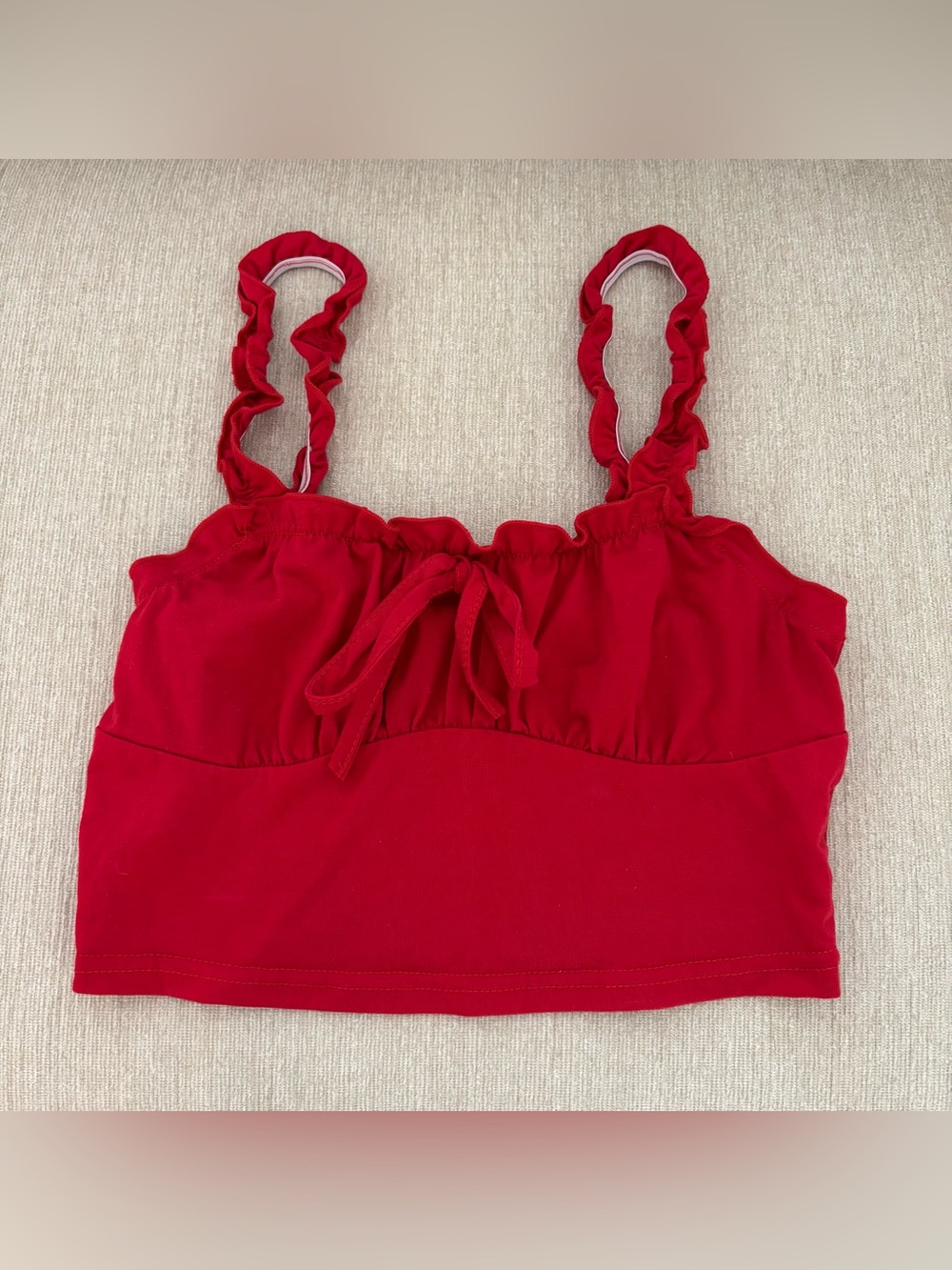 SHEIN Bright Red Sleeveless Top with Tag
